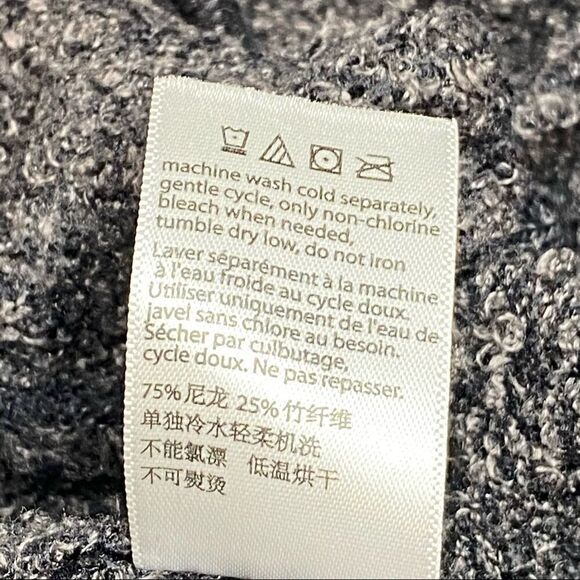 Barefoot Dreams charcoal cozy chic lite circle cardigan size XS - Picture 13 of 15